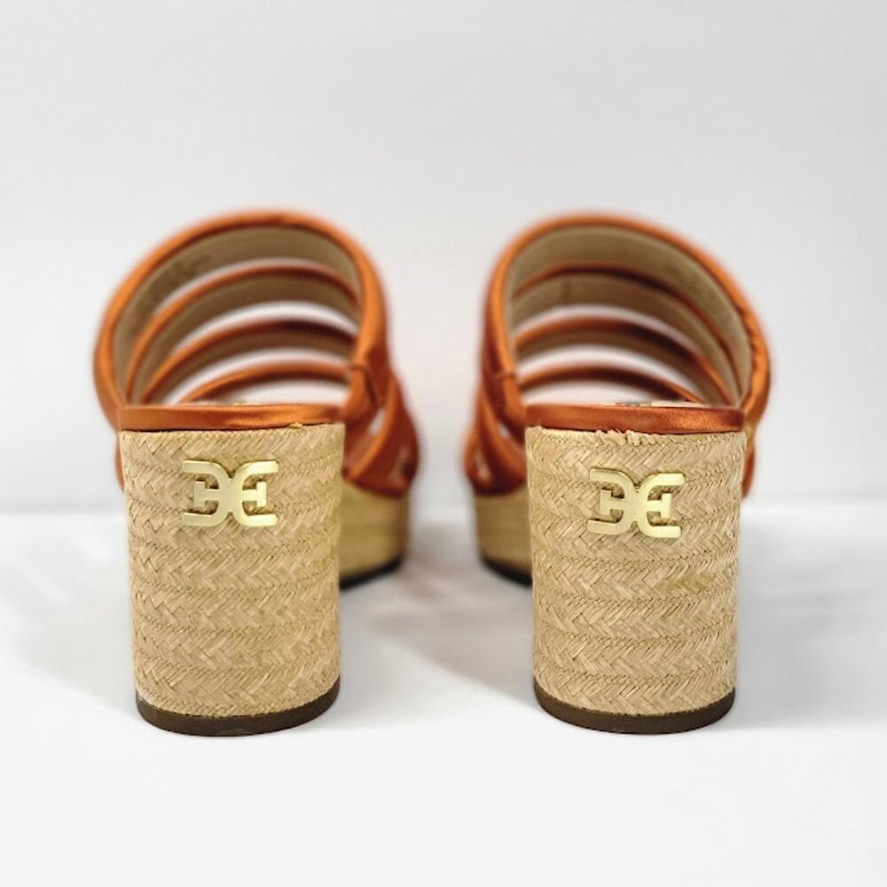 SAM EDELMAN yuki espadrilles wedge sandals Sz 7.5 NEW - Picture 6 of 9